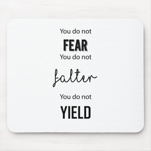 Troon van Glass Aelin Muismat (Voorkant)