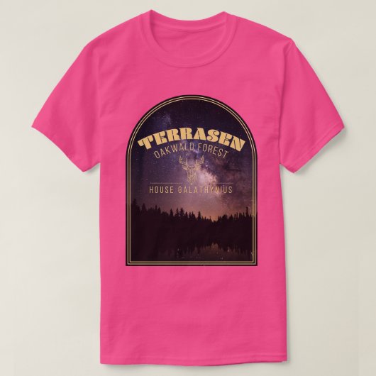 Troon van Glass Terrasen 3 T-shirt (Design voorkant)