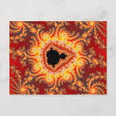 troon van satan - fractaal Briefkaart (Voorkant)
