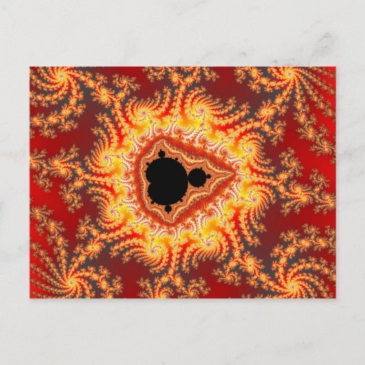 troon van satan - fractaal Briefkaart (Voorkant)