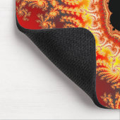 troon van Satan - Fractal Mousepad Muismat (Hoek)