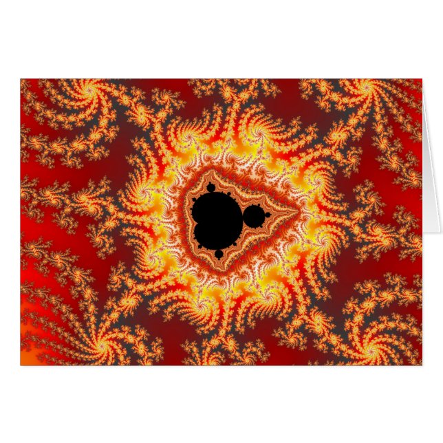 troon van satan - fractale Kaart (Voorkant Horizontaal)