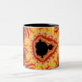 troon van satan - fractale Mok (Center)