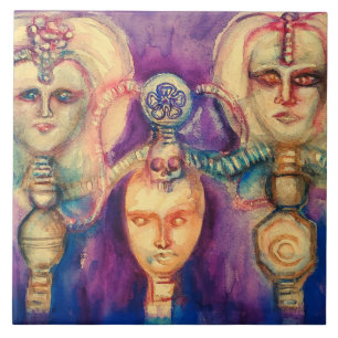 TROON VAN SILICONEN WATERVERF TEGELTJE