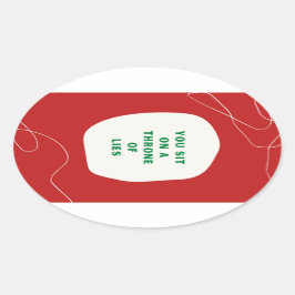 Troon van Sticker van Lies