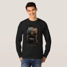 Troon van Stof Donkere Fantasy Lange Mouwen T-shirt