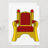 Troonuitnodigingen Kaart (Voorkant / Achterkant)