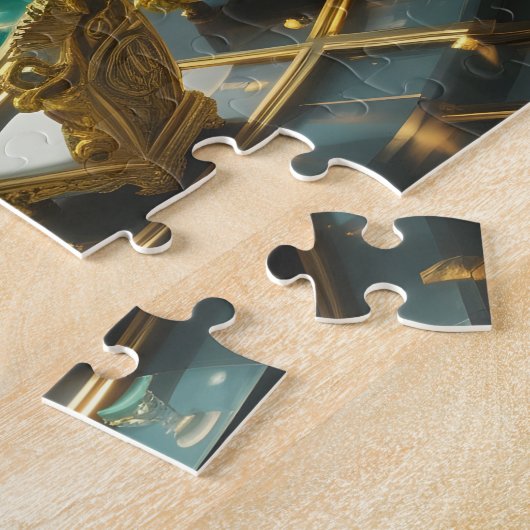 Troonzaal van de Hemel 520-delige Puzzel Challenge Legpuzzel (Zijkant)