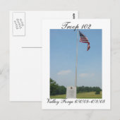 Troop 102 Briefkaart (Voorkant / Achterkant)