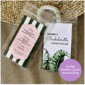 Troop Beverly Hills Bachelorette Itinerary Insert Visitekaartje