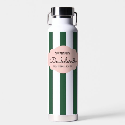 Troop Beverly Hills Bachelorette Party Geïsoleerd Waterfles (Voorkant)