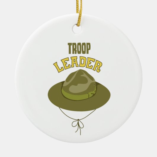 Troop Leader Keramisch Ornament (Voorkant)