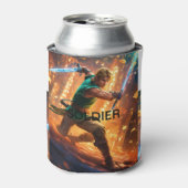 Troop-thema schuimkoelers: houd de Drinken koel! Blikjeskoeler (Blikje Voorkant)