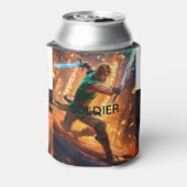 Troop-thema schuimkoelers: houd de Drinken koel! Blikjeskoeler (Blikje Achterkant)