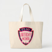 Troop Verjaardagmaand Jumbo Canvas tas (Voorkant)