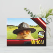 Trooper Cat Kaart (Staand voorkant)