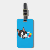 Trooper de Boston Terrier Bagagelabel (Voorkant verticaal)