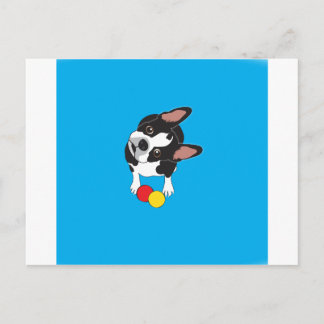 Trooper de Boston Terrier Briefkaart