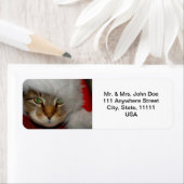 "Trooper De Kat" schuurpapier kust Adresetiketten Etiket (Insitu)