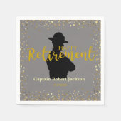 Trooper Retirement Grey and Black State Servet (Voorkant)