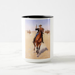 Trooper van de vlakten (Cowboy Horse Rider) Mok
