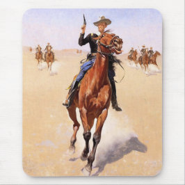 Trooper van de vlakten (Cowboy Horse Rider) Muismat