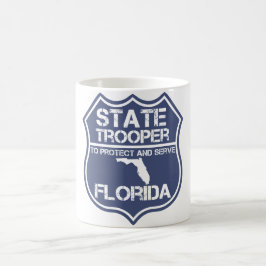 Trooper van Florida om te beschermen en te dienen Koffiemok