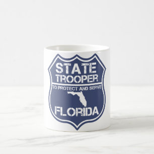 Trooper van Florida om te beschermen en te dienen Koffiemok