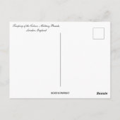 Trooping van de Color London England Briefkaart (Achterkant)