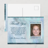 Troost Rouwfoto BEDANKT met Hart Postca Briefkaart (Voorkant / Achterkant)