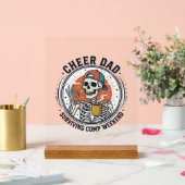 Troost Vader Overlevende Comp Weekend Skelet Shirt Acryl Bord (Huwelijk)