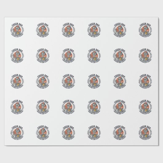 Troost Vader Overlevende Comp Weekend Skelet Shirt Cadeaupapier (Vlak)