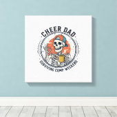 Troost Vader Overlevende Comp Weekend Skelet Shirt Canvas Afdruk (Insitu (Houten vloer))
