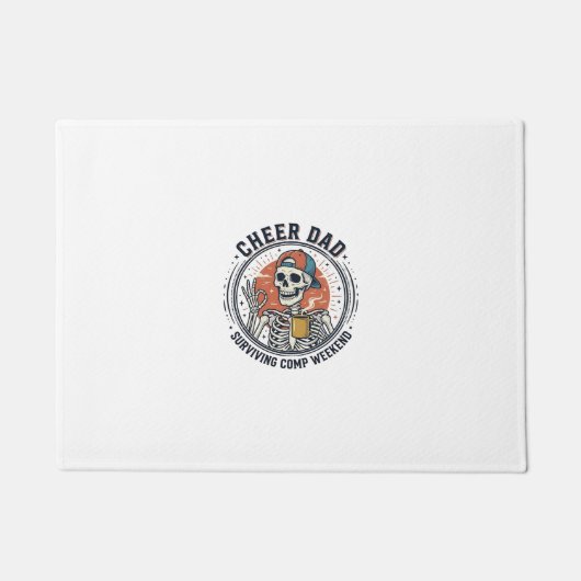 Troost Vader Overlevende Comp Weekend Skelet Shirt Deurmat (Voorkant)