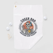 Troost Vader Overlevende Comp Weekend Skelet Shirt Golfhanddoek (Insitu)