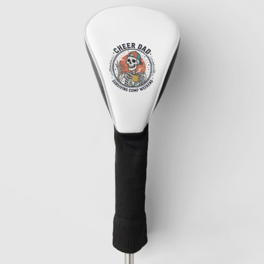 Troost Vader Overlevende Comp Weekend Skelet Shirt Golfheadcover (Voorkant)