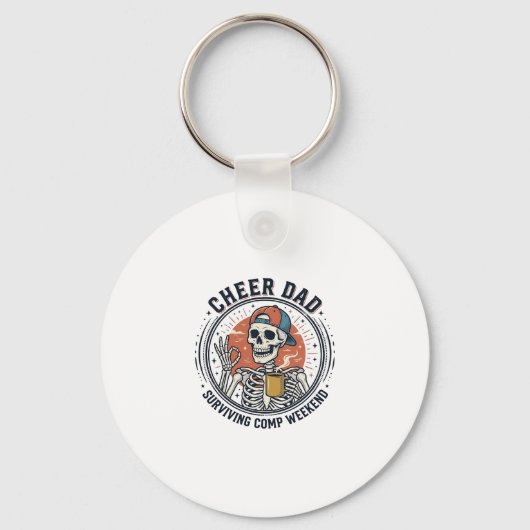 Troost Vader Overlevende Comp Weekend Skelet Shirt Sleutelhanger (Voorkant)