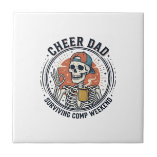 Troost Vader Overlevende Comp Weekend Skelet Shirt Tegeltje