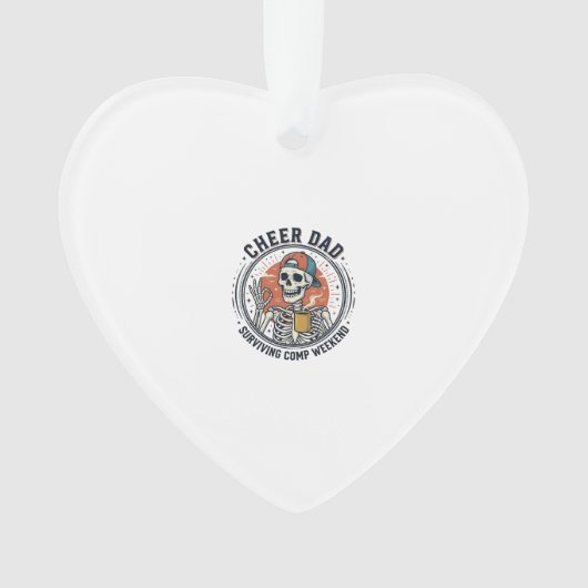 Troost Vader Overlevende Comp Weekend Skelet T-shi Ornament (voorkant)