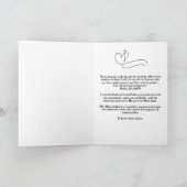 Troost van God: Een Christelijke Condoleancekaart Kaart (Binnen)