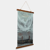 troosteloze weg hangend wandkleed (Gebogen)