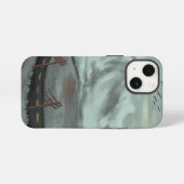 troosteloze weg iPhone hoesje (Achterkant horizontaal)