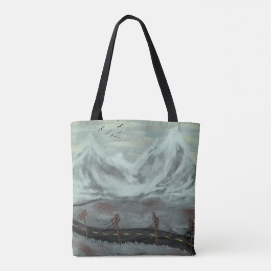 troosteloze weg tote bag (Achterkant)