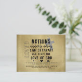 Troostende liefde Bijbelvers met citaat Briefkaart (Staand voorkant)