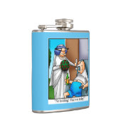 Troosthumor fles cadeau heupfles (Rechts)