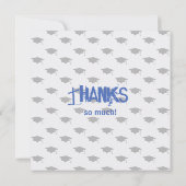 Troostkaart 2015 Afstuderen Rustieke Blauwe Feest Kaart (Achterkant)