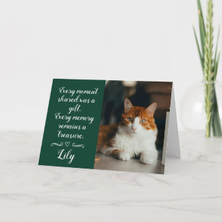 Troostkaart Kat Verloren Gepersonaliseerde Foto Hu Kaart