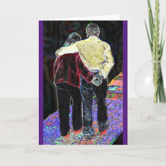 Troostkaart met liefde kaart (Voorkant)