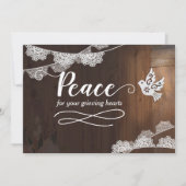 Troostkaart voor je rouwende harten kaart (Voorkant)