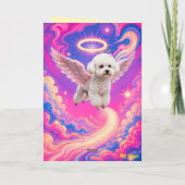 Troostkaart voor Poodle Kaart (Achterkant)